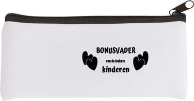Akyol - bonusvader van de leukste kinderen Etui - Vader - de leukste bonusvader - vader cadeautjes - vaderdag - verjaardag - geschenk - kado - 20 bij 9 cm