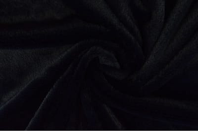 1 meter zachte bont stof - Navy - 155cm breed