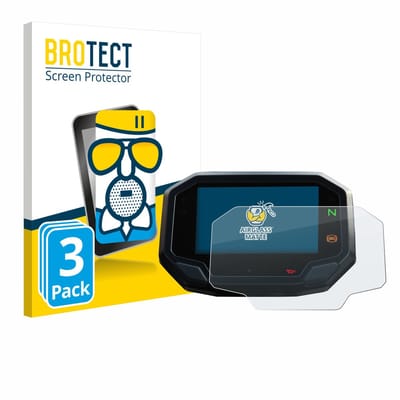 BROTECT - Screenprotector voor Kawasaki Ninja 650 / 1000SX 2020+ - Folie Beschermfolie Beschermglas matte 3 Stuks