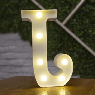 SnelShoppen - Letter Lights LED Symbolen Lampen - Verlichte Alphabet Marquee Tafel Lichten - Decoratieve Woonaccessoires voor Feesten, Bruiloften en T