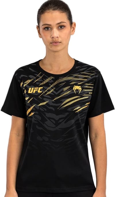 UFC Fusion Venum Replica T-Shirt Dames Champion Goud - XS