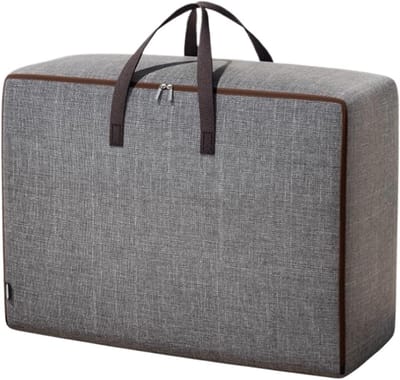 Opbergtas Organizer - Opbergbox Waszak - Kleding Opslag - Duurzaam Waterdicht Materiaal - 50 x 35 x 20 cm - Lichtgrijs
