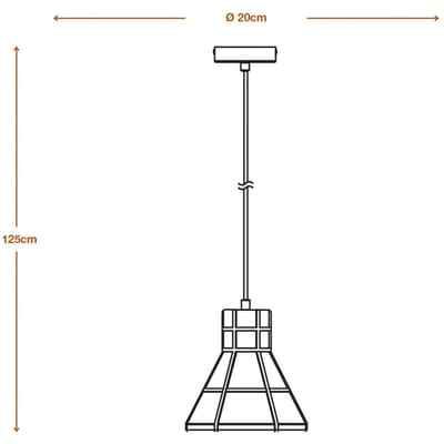 Ledvance LED Armatuur E27 | Decor Concrete Bim Pendant E27 Dark Gray