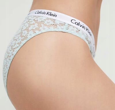Calvin Klein Serie - Dames Figuur - Kant - Groen - XS