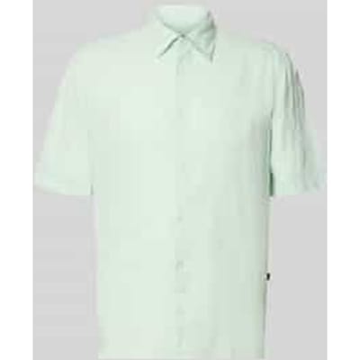 regular fit linnen overhemd met korte mouw model 'RASH_2_M'
