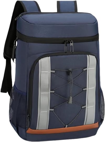Grote geïsoleerde koelrugzak, 30 liter - perfecte tas voor picknick, BBQ, camping en uitjes