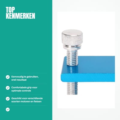 Dailygoods- Kettinguitlijningsgereedschap Efficiënt - Universele Kettingvluchttester - Motorfiets/Fiets/ATV - Duurzaam - Hoge Sterkte - Eenvoudig te Gebruiken - Kettinguitlijningshulpmiddel
