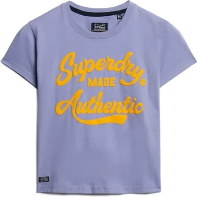 Superdry - Archive Neon T-shirt met grafische print - Dames - T-shirts