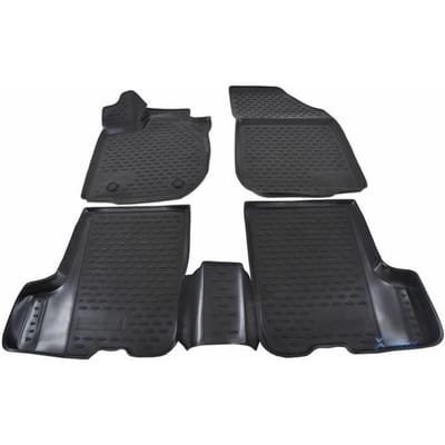 3D Rubberen Vloermat - J&J AUTOMOTIVE - Dacia Sandero 2012-2020 - Zwart - Op Maat Gemaakt - Antislip