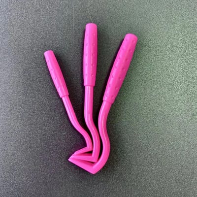 Extracteur de puces à crochet, 3 pièces, pince à épiler, pour animaux de compagnie, chat, chien, accessoires, outil pour tiques, extracteur de puces, acariens, fournitures pour animaux de compagnie 3pcs black
