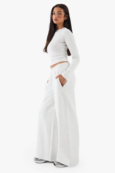 Dames DSGN Studio Rechte Pijp Jogger | Asgrijs | Maat: XL