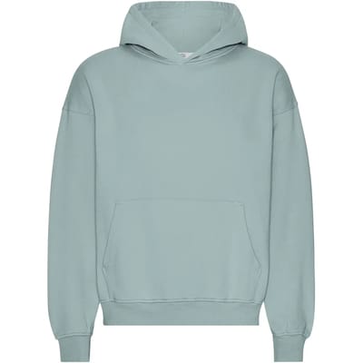 Oversized sweatshirt met capuchon Colorful Standard Organic Steel Blue