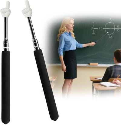 Verstelbare telescopische stokken voor leraren, 2 stuks, ideaal voor klasinteracties en handgebaren.