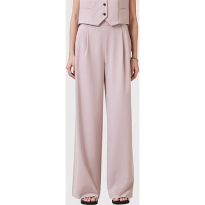AllSaints Aleida Wl Trouser Mauve Chalk Pink Taglia: 4 | Pantaloni Outlet | Donna | Viola