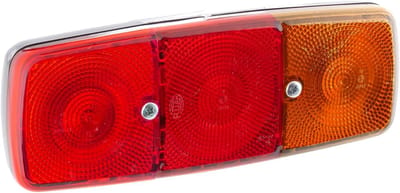 Achterlicht links - Combinatielicht Achterlicht - Verkeersveiligheid Verbeteren - 3 Lichtfuncties - 282mm Breedte 105mm - Zwart