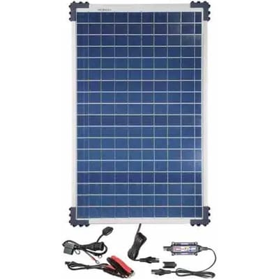 OptiMate Solar Duo 40W Zonnepaneel Acculader 12V – Slimme 6-staps Solar Lader met Regelaar 3.3A voor Auto, Motor, Boot – Voor AGM, GEL, STD en LiFePO4 Accu’s