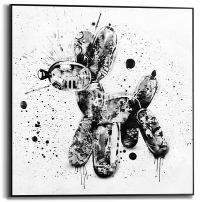Schilderij Ballonhond - 50 x 50 - Hout - REINDERS