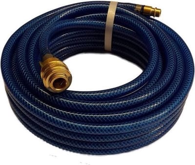 Gewapende luchtslang SET - 10 mtr - 9mm diameter - incl. koppelingen