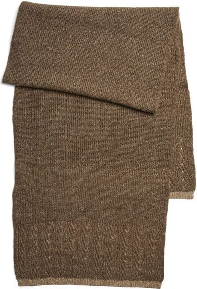 Pieces Pcnohanna Long Scarf Lurex Fossil Gold | Bruin | Maat: One Size