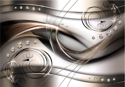 Fotobehangkoning - Behang - Vliesbehang - Fotobehang Diamanten Luxe - Hotel Chique - Evening tide - 400 x 280 cm
