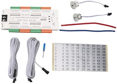 Dailygoody - Bewegingssensor LED-traplichtcontroller - Slimme trapverlichting - Automatische lichtschakelaar - Compact model - Trapverlichtingsset - G..