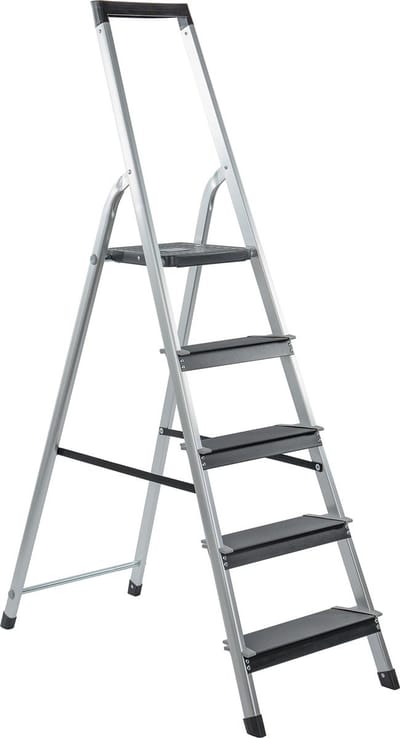 TRAPLADDER ALUMINIUM 5 TREDEN POWER STEP