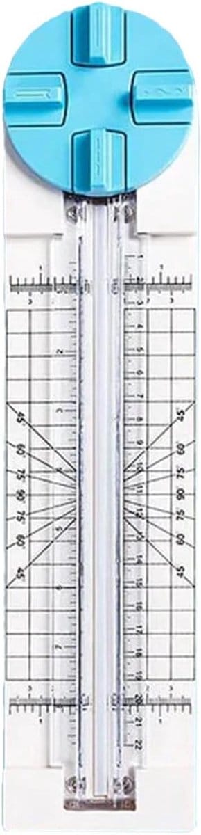 Papieren Snijder - Kaartsnijder Labelmaker - Doe-het-zelf Projecten - 4-in-1 Functionaliteit - 35.5 cm Lengte - Keuze uit Kleuren
