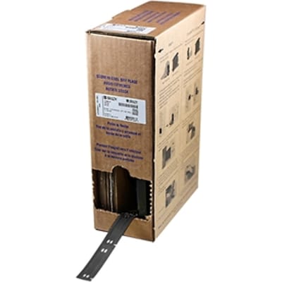 Brady BM-10x60-7643-BK polyurethaan tags zwart | 10 mm x 60 mm (origineel)