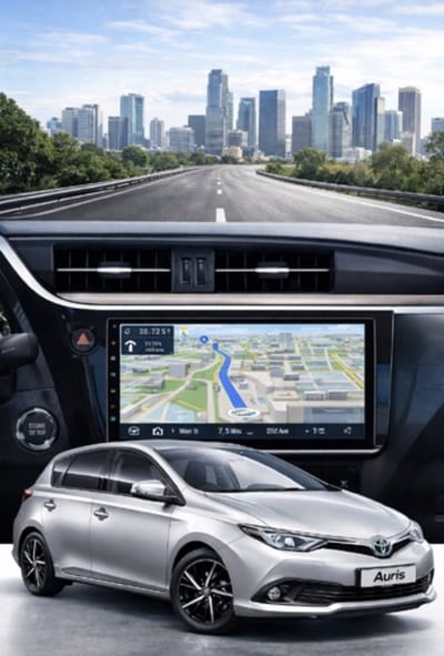 ADIVOX T1 10.1 inch geschikt voor Toyota Auris/Corolla 2017-2019 Android 15 CarPlay/Auto/WiFi/DSP/DAB+