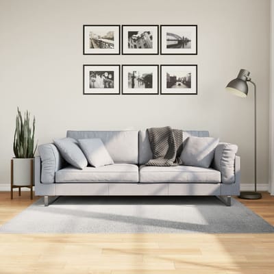 vidaXL - Vloerkleed - IZA - laagpolig - Scandinavisch - 120x170 - cm - grijs