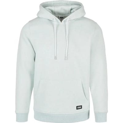 Urban Classics - Basic Melange Hoodie/trui - L - Blauw