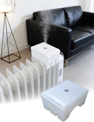 Luchtbevochtiger Radiator - Watercontainer Verwarmer - Droge Lucht Bestrijden - Natuurlijke Verdamping - 1 Stuk - Natuurlijk