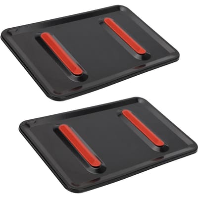 2 stuks IJzer Hitte-isolatieplaat Duurzame Huishoudelijke Benodigdheden Strijkijzeraccessoires black