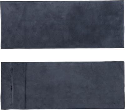 Gym Handdoeken - Fitness Handdoeken - Sporten - Met Ritssluiting Zak - 50x120cm - Grijs