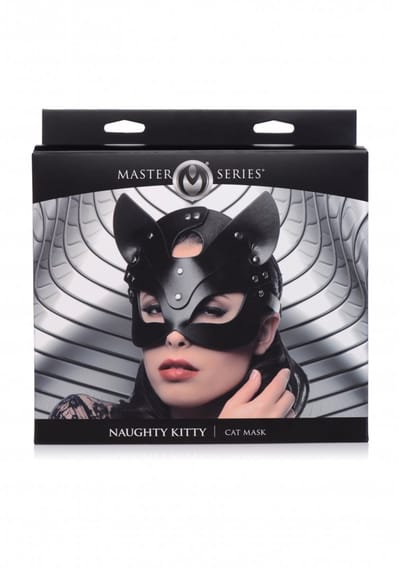 Naughty Kitty Cat Mask - Black