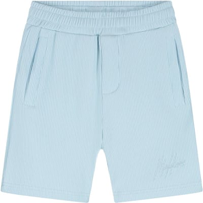 Malelions Horizon Ribbed Shorts Broeken Jongens - Lichtblauw - Maat 140