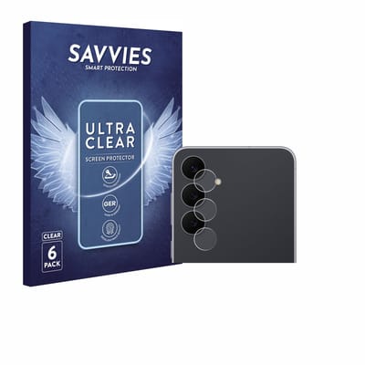 Savvies - Screenprotector voor Samsung Galaxy S25 FE Enterprise Edition (ALLEEN Camera Lens) - Folie Beschermfolie transparant 6 Stuks