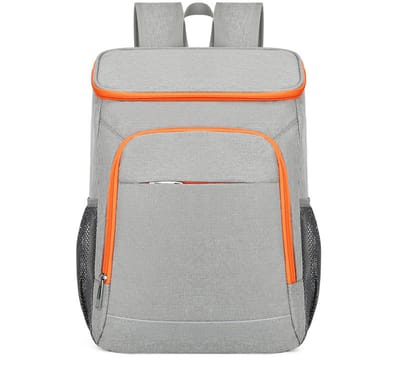 Dubbellaagse waterdichte geïsoleerde tas - geschikt voor kamperen, wandelen, picknicken, strandactiviteiten, enz. - Oranje