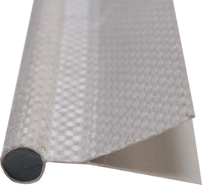 ESVO caravanpees - 7 mm - 5 meter - dubbele vlag - PVC gecoat polyester – lichtgrijs