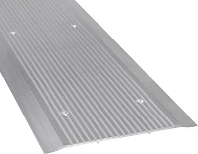 Aluminium Deur Drempel - Drempelprofiel Deur - Vloer Overgang - Rolstoel Compatibel - 8 inch breed 48 inch lang - Zilver
