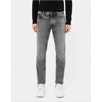 Neuw Lou slim straight organic washed black 34739