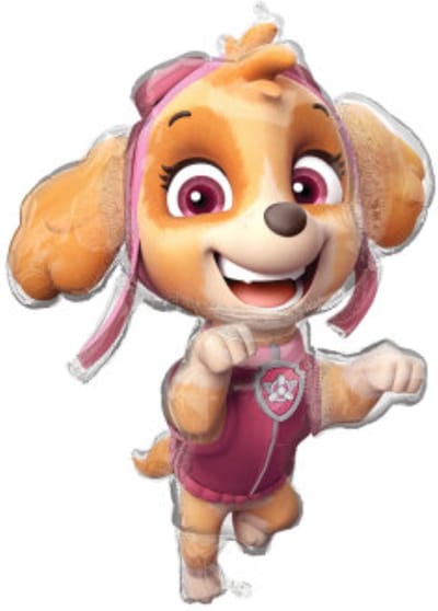Folieballon Paw Patrol Skye - Niet gevuld met Helium - Folieballon 1 stuk - Folieballon Hond - Ballon Serie Paw Patrol