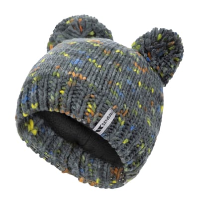 Trespass Kinderen/Kinderen Ted Pom Pom muts (Sparrengroen)
