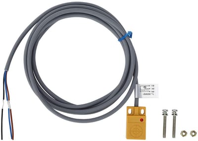 Dailygoods - DC12-24V Naderingsschakelaar - 5 mm Detectieafstand - Hittebestendige ABS - Inductieve Sensor - Geschikt voor Industrie - Normaal Open