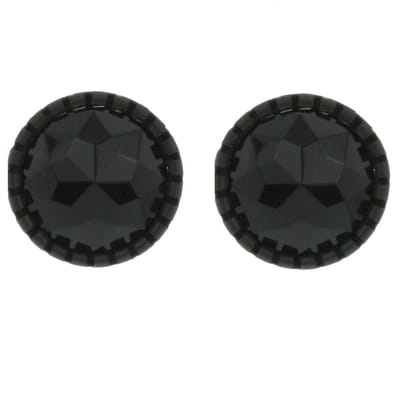 Behave - Oorstekers dames - Zwart accent - Tijdloos edgy detail