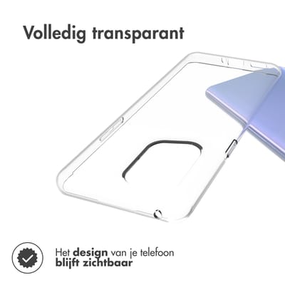 Accezz Hoesje - Geschikt voor Oppo Find X5 Pro 5G - Clear Backcover - Transparant