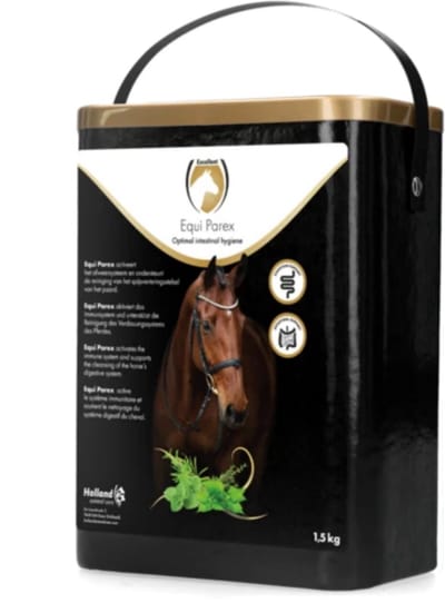 Excellent Equi Parex Pellets - 1.5kg - Draagt bij aan een gezonde maag- en darmflora - Geschikt voor paarden
