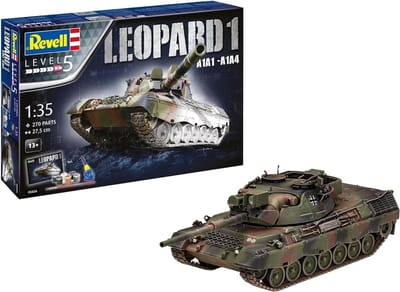Revell Modelbouwpakket Militaire voertuigen - 05656 Leopard 1 A1A1-A1A4 Tank - Geschenkset Plastic - 1:35 - Modelbouw