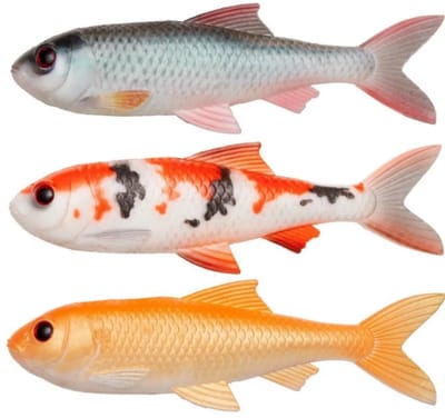 Pulzbait Roach Skinz 15cm 3Pcs (Natural Roach+Koi+Gold Fish)