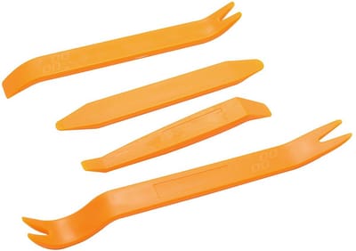 Gereedschapsset voor het verwijderen van o.a Clips, Radio, Derupaneel - 4 Stuks